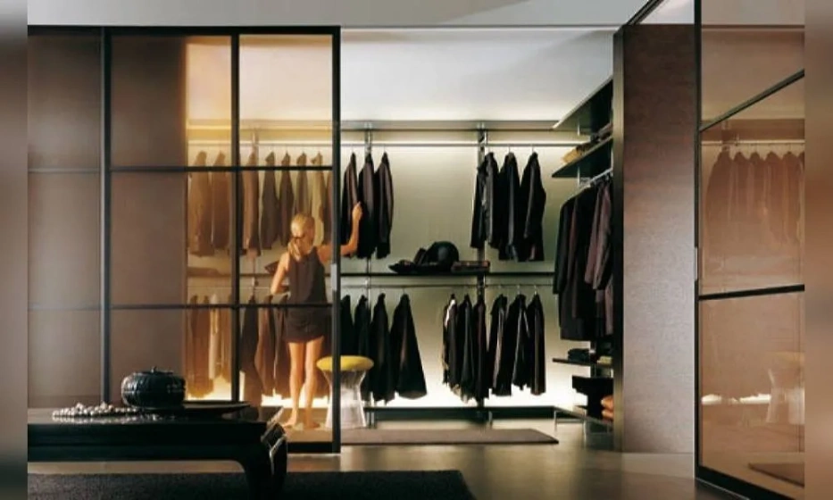 Гардеробная На Каркасе Из Алюминия Или Дуба Dress Bold, Rimadesio - фото 1