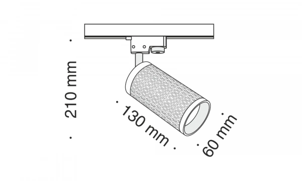 Трековый Светильник Technical Tr011-1-Gu10-B