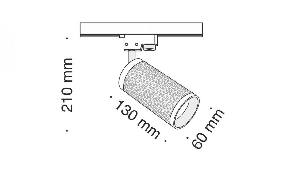 Трековый Светильник Technical Tr011-1-Gu10-W - фото 5