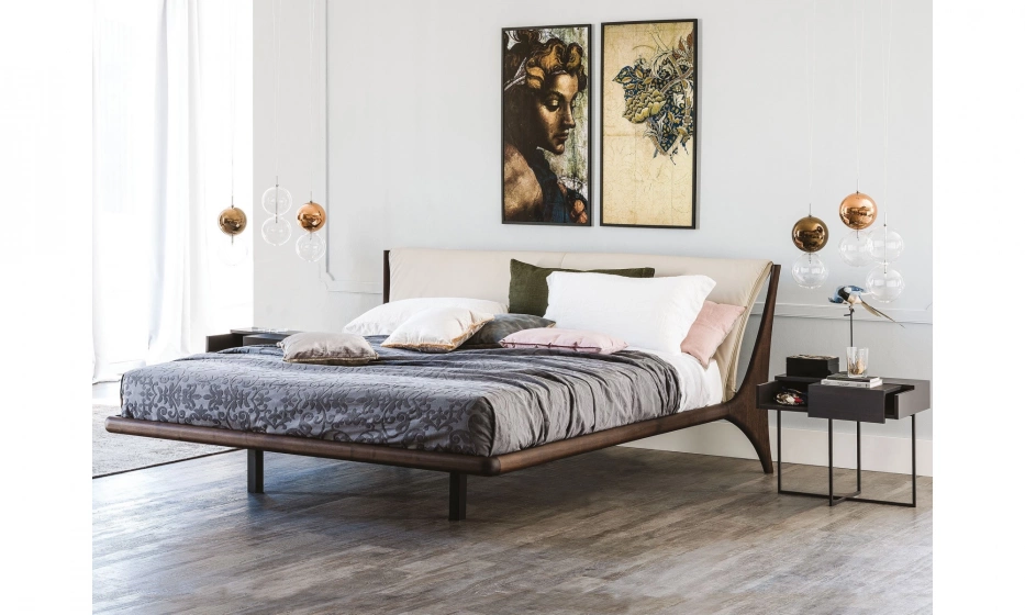 Комплект в спальню Cattelan Italia (Кровать 160x200, 2 тумбы) - фото 1