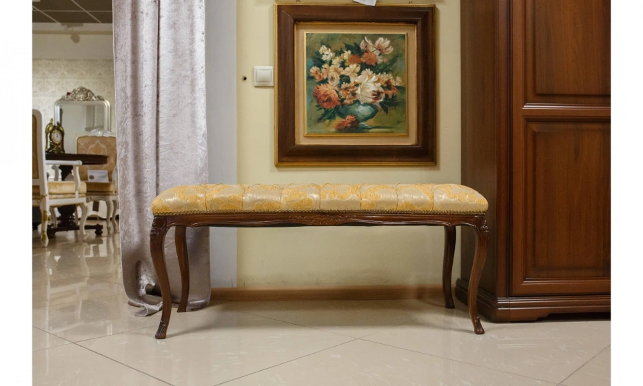 Morello Gianpaolo Скамья Sonia Capitone Noce C1 - фото 3