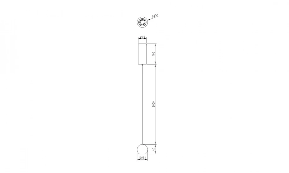 Подвесной Светильник Technical P067Pl-L5Gf3K - фото 6