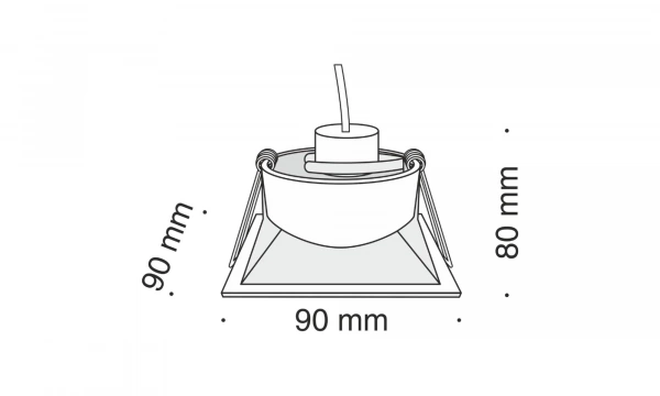 Встраиваемый Светильник Technical Dl029-2-01B