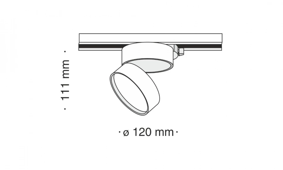 Трековый Светильник Technical Tr007-1-18W3K-B - фото 2