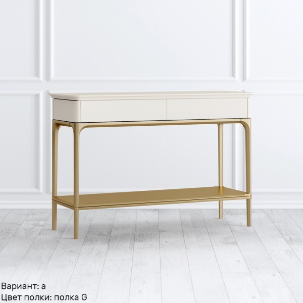 Консоль с полкой ПРИМО Голд KREIND 582375463