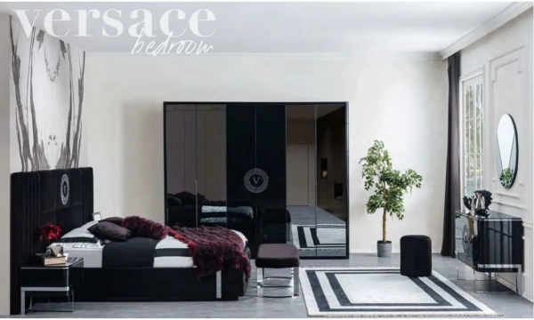 Комплект Мебели В Спальню (Кровать, Тумба Прикроватная 2 Штуки,  Комод, Зеркало, Шкаф) Orix