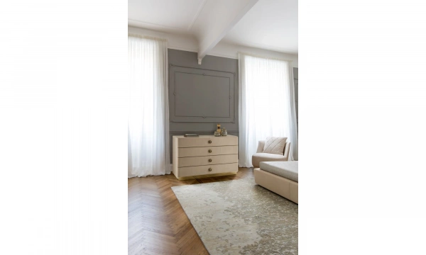 Комплект мебели в спальню Alberta Salotti (Кровать 160x200, комод, 2 тумбы)