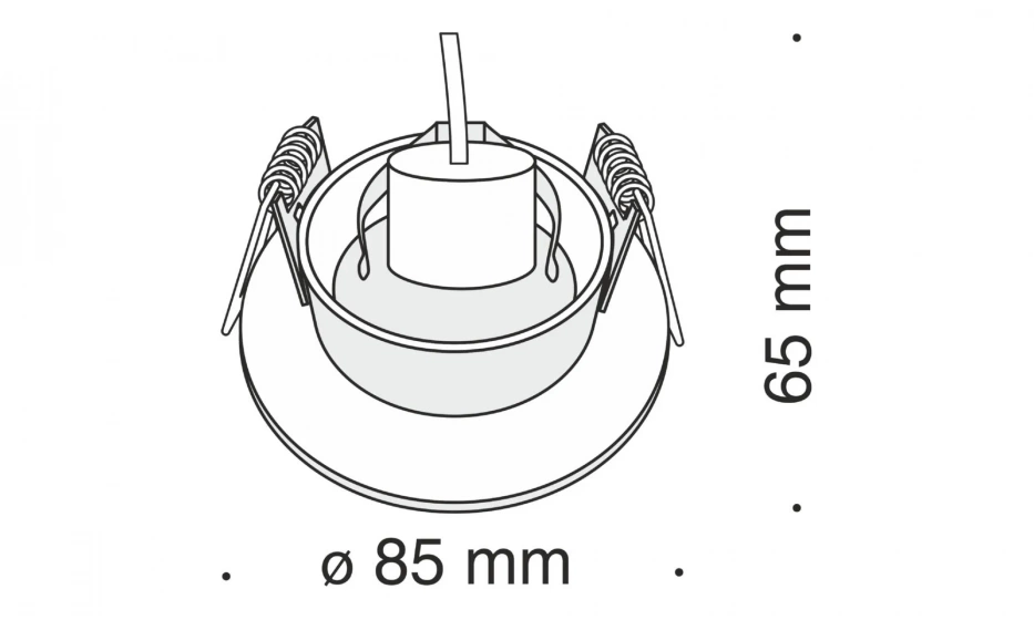 Встраиваемый Светильник Technical Dl027-2-01B - фото 3