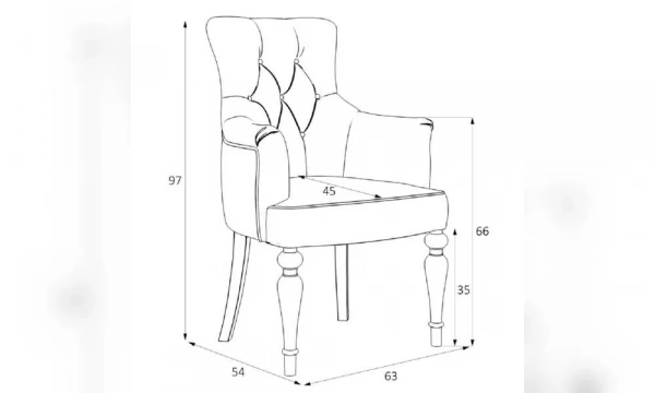 Полукресло C06T-K03-B18
