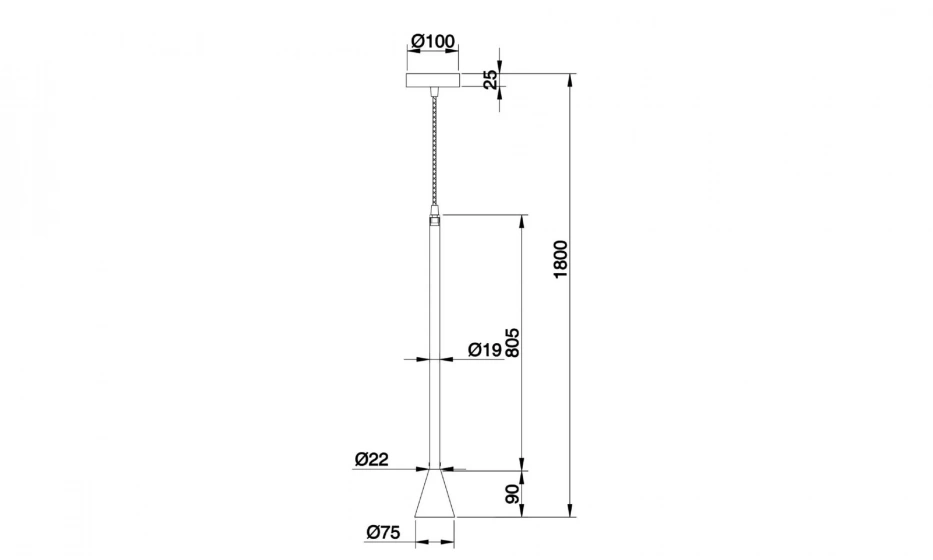 Подвесной Светильник Technical P064Pl-01B - фото 6