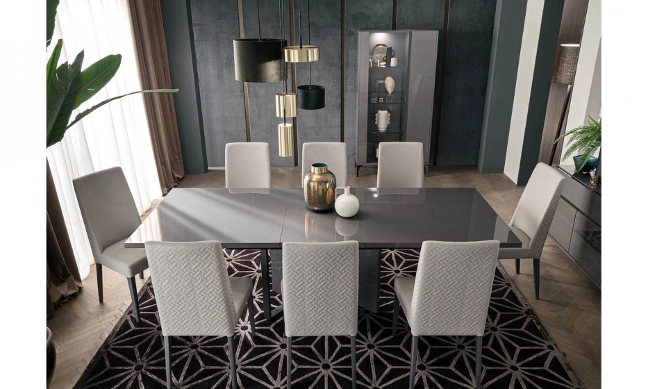 Столовая группа Alf Group Graphite (Стол + 6 стульев) - фото 2