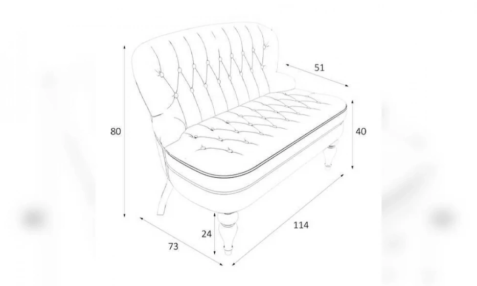 Диван Kreind Canapes Канапе M10-B-E21 - фото 1