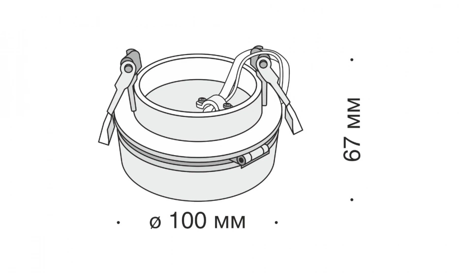 Встраиваемый Светильник Technical Dl2003-L12B - фото 4
