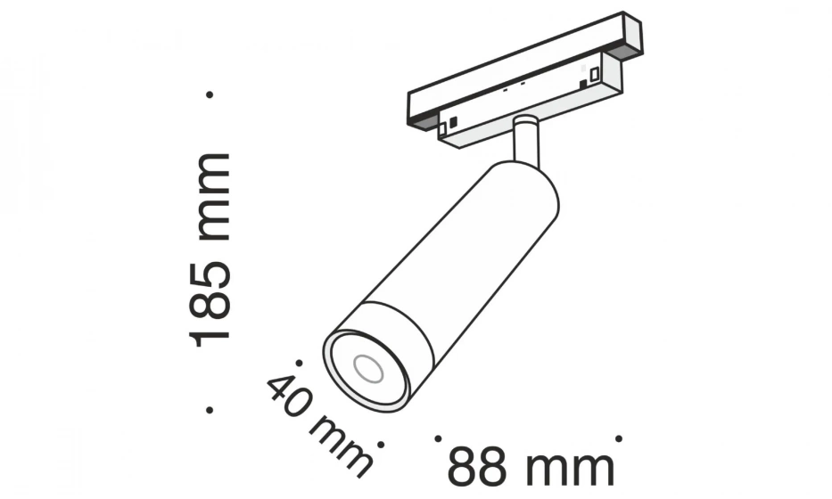 Трековый Светильник Technical Tr019-2-7W3K-B - фото 3