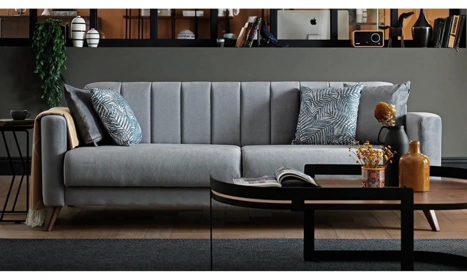 Диван 3Х Местный Loft Turkey 228X89X80 - фото 1