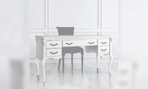 Стол Kreind Silvery Rome Кабинетный Широкий S111L-K00-S