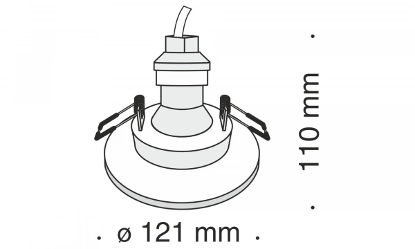 Встраиваемый Светильник Technical Dl004-1-01-W