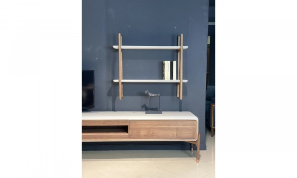 Тумба ТВ (SET)+ 2 навесные полки Homage Diamond