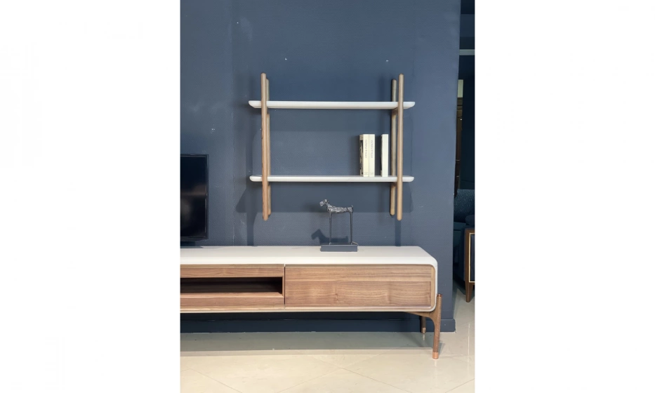 Тумба ТВ (SET)+ 2 навесные полки Homage Diamond - фото 3