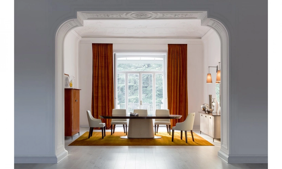 Столовая группа ALBERTA SALOTTI (Стол + 4 стула) - фото 1