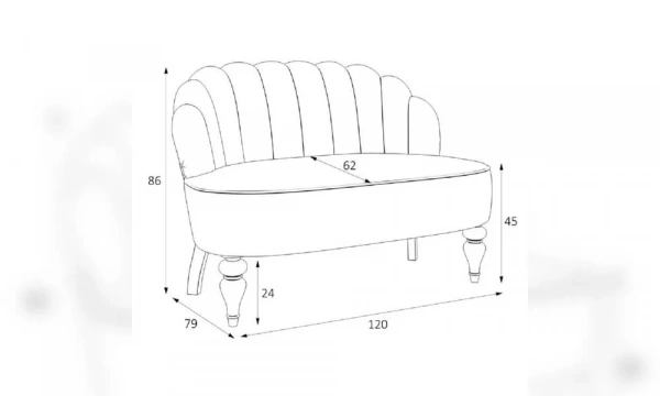 Диван Kreind Шелли M17-B-B05