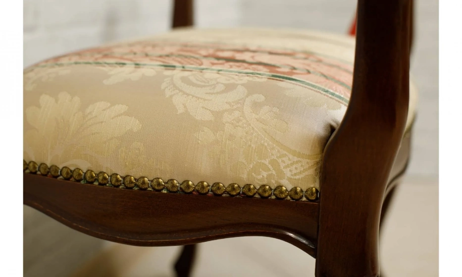 Morello Gianpaolo Банкетка Parma Ткань Tps1230 Seal 1706 Col.3 Damascato Beige/Rosa - фото 2