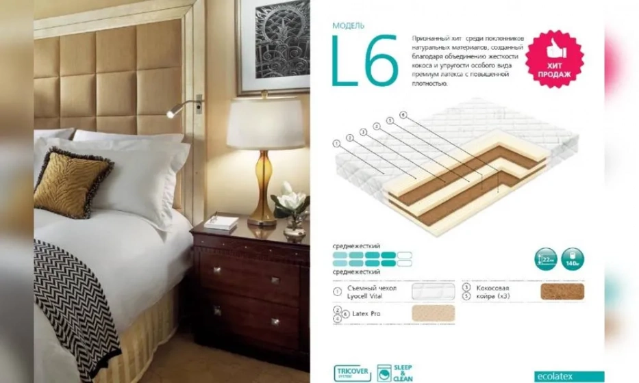 Матрас Вегас L6-1 - фото 1