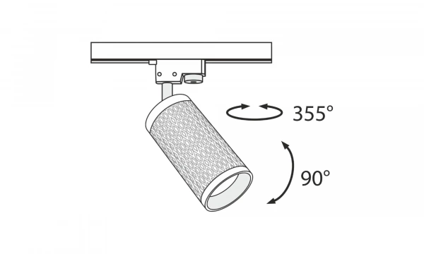 Трековый Светильник Technical Tr011-1-Gu10-B