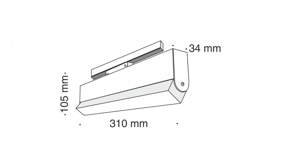 Трековый Светильник Technical Tr013-2-20W4K-B - фото 3