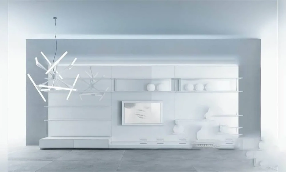 Стенка С Местом Для Тв На Каркасе Из Алюминия Abacus, Rimadesio - фото 1