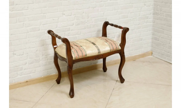 Morello Gianpaolo Банкетка Parma Ткань Tps1230 Seal 1706 Col.3 Damascato Beige/Rosa