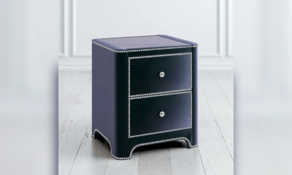 Прикроватная Мягкая Тумба 2 Ящика T107-Nkn-B18 - фото 1