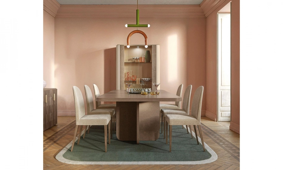 Столовая группа Alf Group Hebe (Стол + 6 стульев) - фото 1