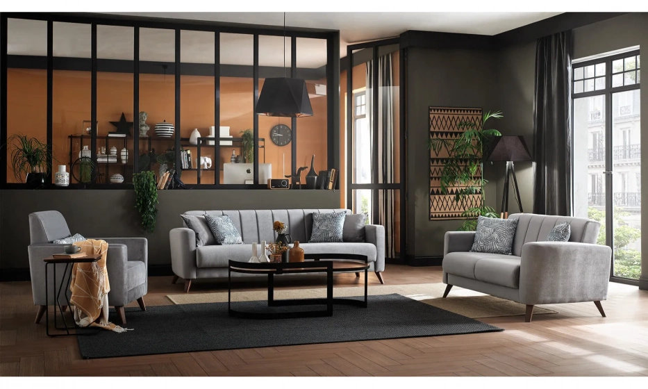 Диван 3Х Местный Loft Turkey 228X89X80 - фото 2