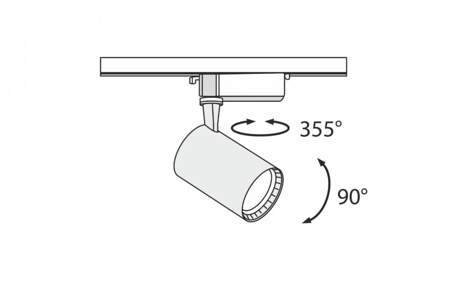 Трековый Светильник Technical Tr003-1-12W4K-W - фото 4