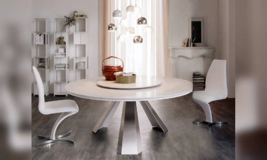 Стол Cattelan Italia Eliot Round + Lazy Susan - фото 1