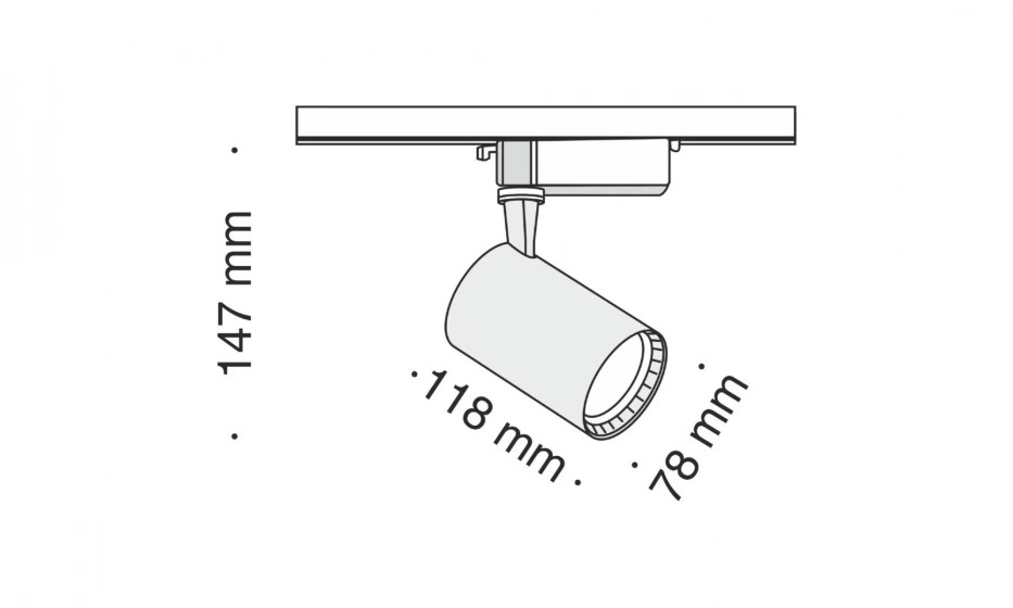 Трековый Светильник Technical Tr003-1-12W4K-W - фото 3
