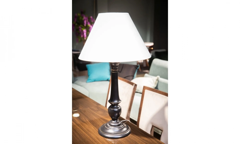 Настольная лампа VACCARI GIOVANNI Nero Francese piccola - фото 1