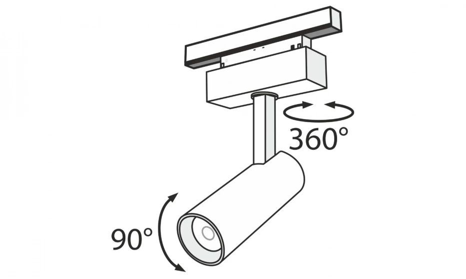 Трековый Светильник Technical Tr019-2-10W3K-B - фото 6