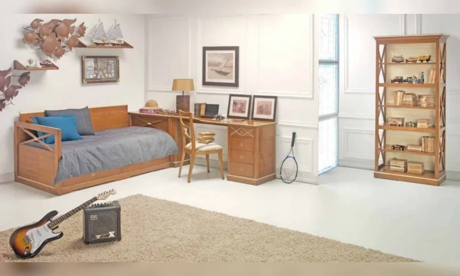 Детская Am Classic Aramis N1 (кровать, стеллаж, стол) - фото 1