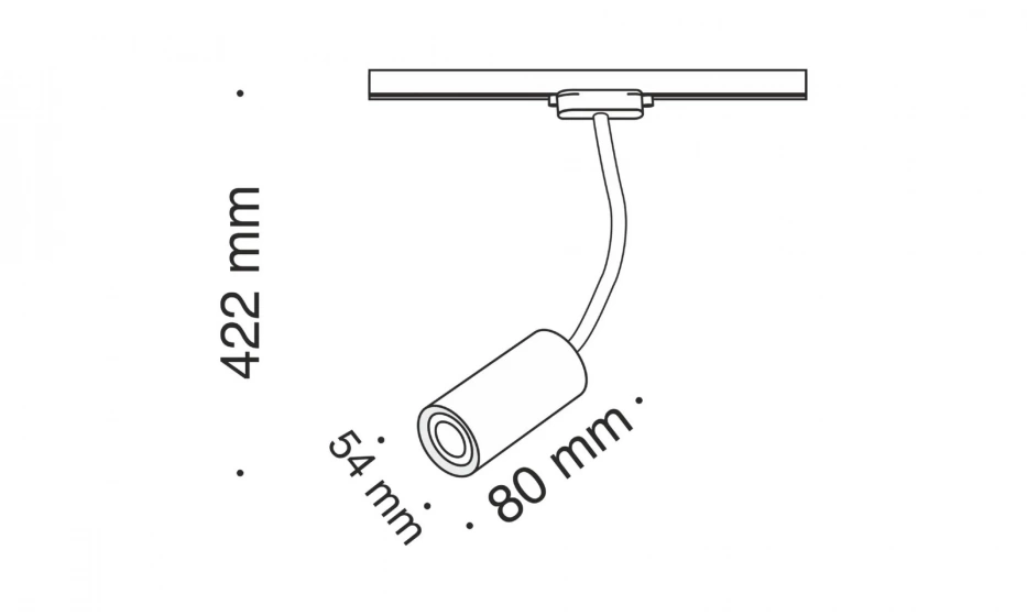 Трековый Светильник Technical Tr010-1-Gu10-B - фото 4