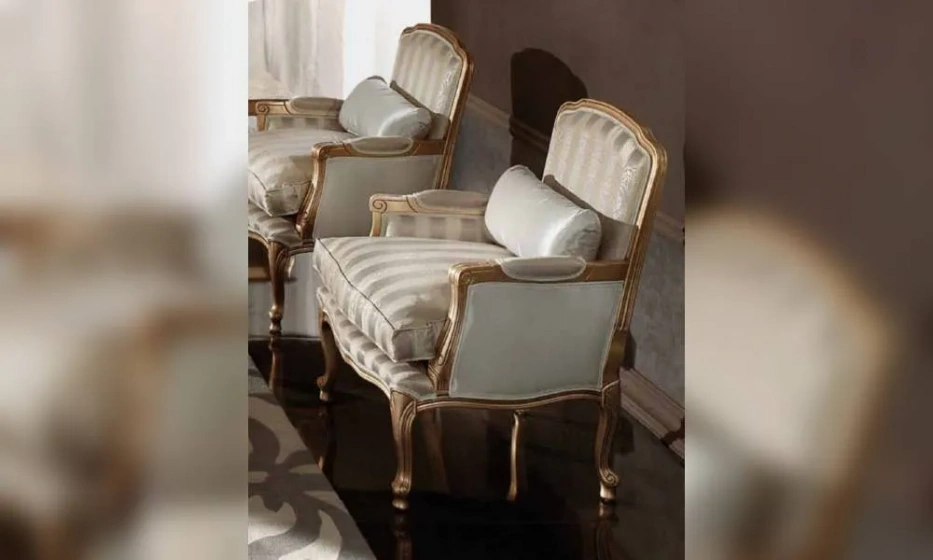 Кресло Seven Sedie Goldleaf - фото 1