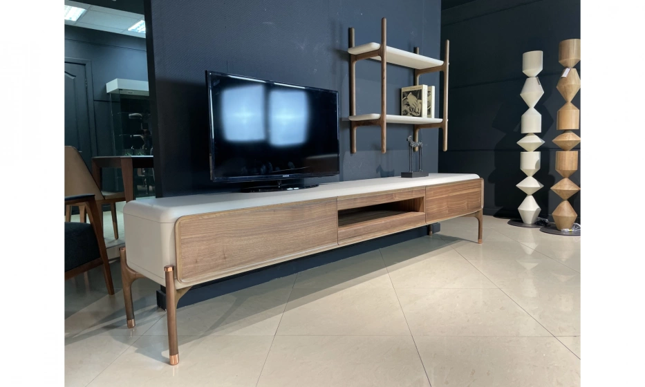 Тумба ТВ (SET)+ 2 навесные полки Homage Diamond - фото 2