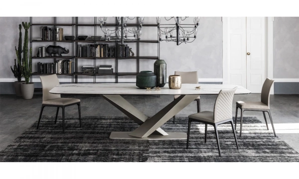 Стол обеденный Stratos Keramik Cattelan Italia