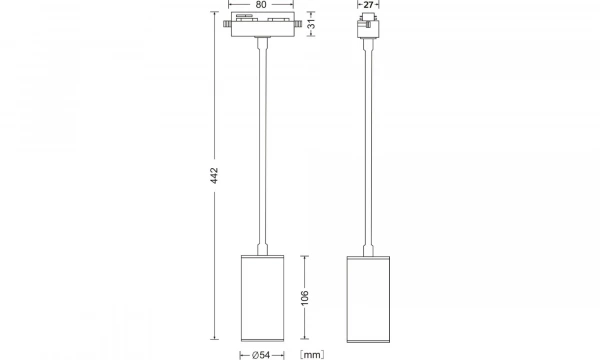 Трековый Светильник Technical Tr010-1-Gu10-W