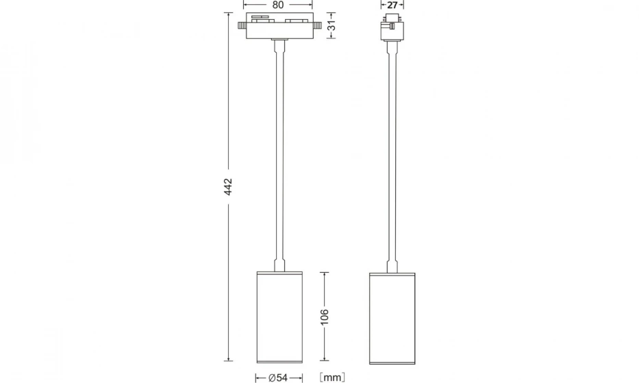 Трековый Светильник Technical Tr010-1-Gu10-B - фото 2