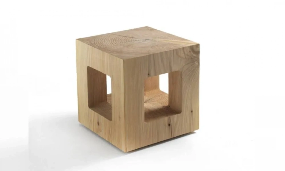 Пуф Из Древесины J+I Tsumiki, Riva 1920 - фото 1