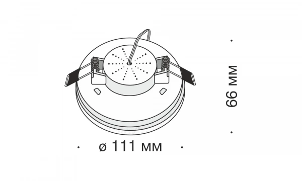 Встраиваемый Светильник Technical Dl296-6-6W-W