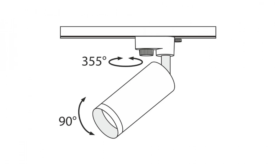 Трековый Светильник Technical Tr004-1-Gu10-B - фото 2