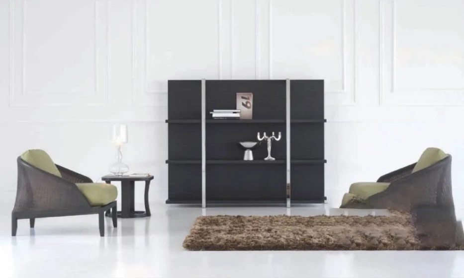 Стеллаж Книжный На Каркасе Из Древесины С Металлическими Стойками Grace, Potocco - фото 1